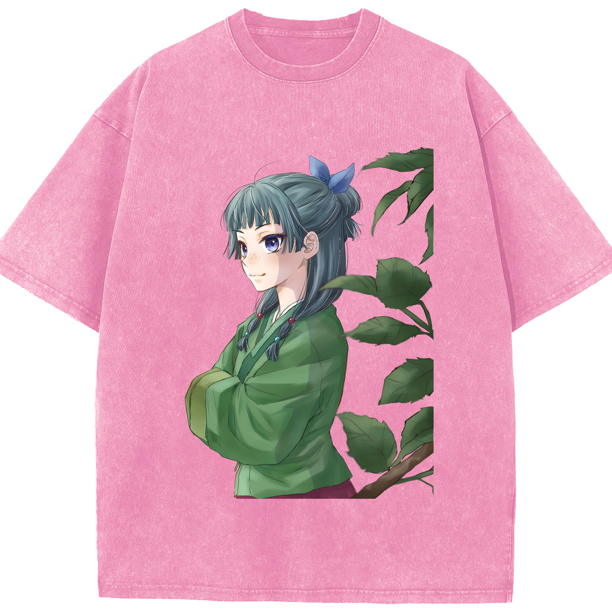 （画像用） 薬屋のひとりごと The Apothecary Diaries 綿100% ヴィンテージ風 半袖Tシャツ（フロントプリント）